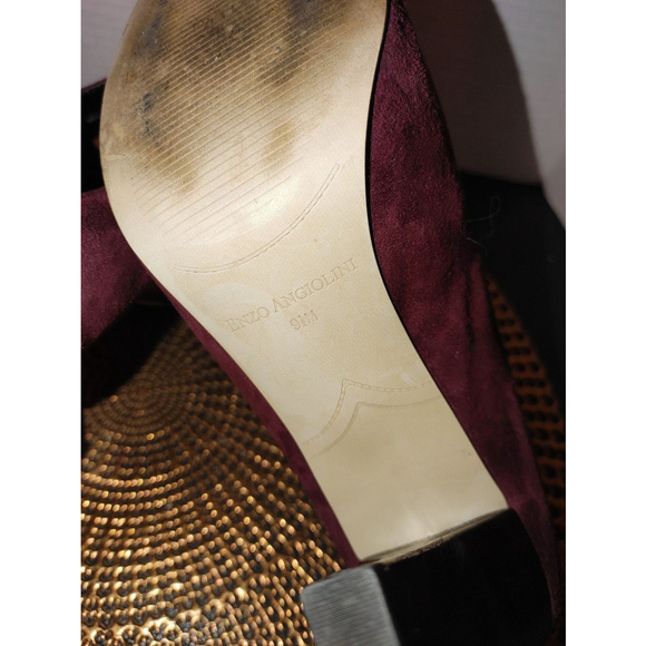 Enzo Angiolini Calandra Suede Heels Size 9.5 - Picture 5 of 5